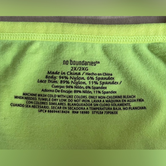 No boundaries 2X bralette - Picture 5 of 5